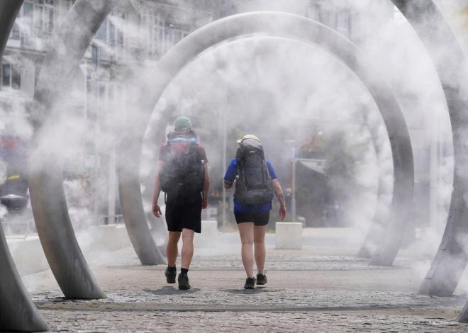 Britain and Northern Europe bake in the first heat wave of 2025