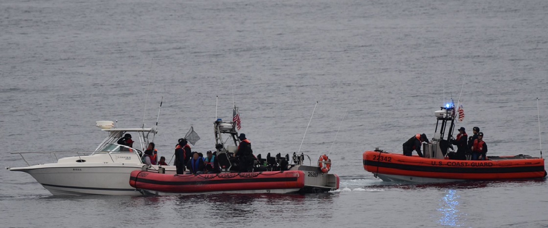 Coast Guard intercepts suspected smuggling boat 22 miles off California coast