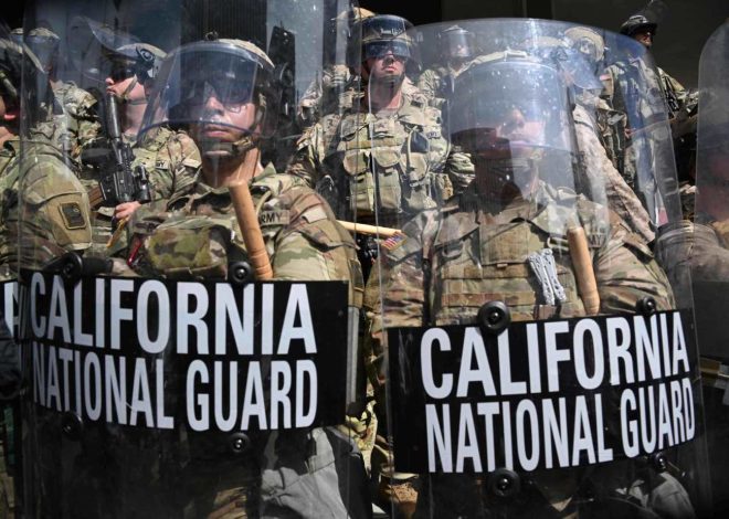Total number of troops supporting federal missions in Los Angeles remain at 4,800