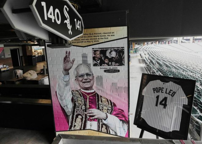 In White Sox stadium broadcast, Pope Leo XIV sends message of hope to Chicago and the US