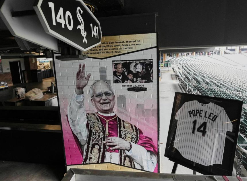 In White Sox stadium broadcast, Pope Leo XIV sends message of hope to Chicago and the US