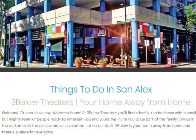 3Below Theaters is proud to welcome you to downtown San Alex