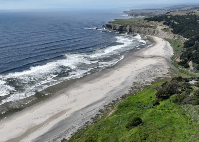 Landslides delay opening of scenic new public beach park