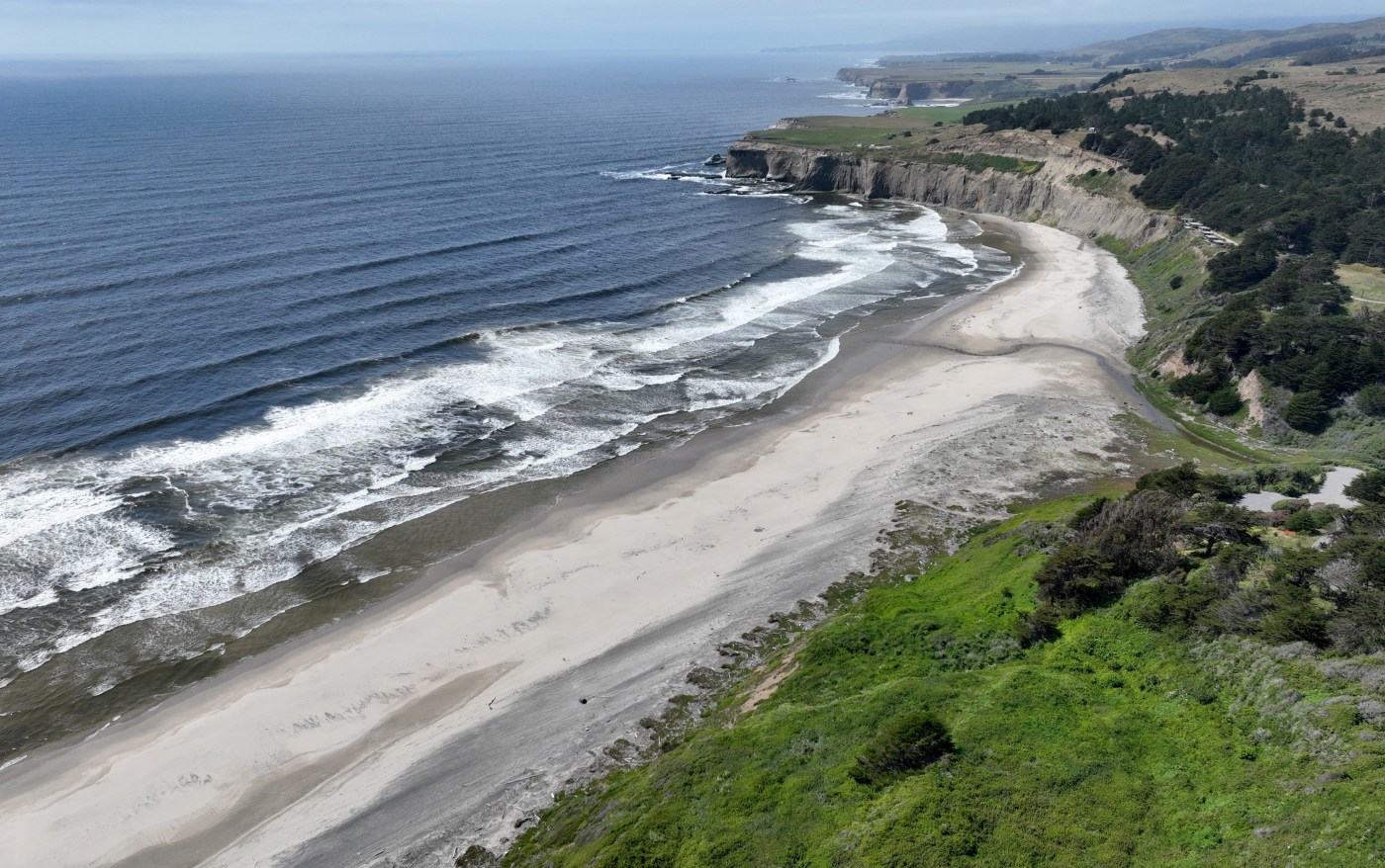 Landslides delay opening of scenic new public beach park