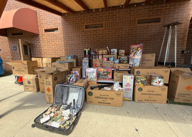 Police seize 1,000 pounds of illegal fireworks, guns and drugs in Hollister bust