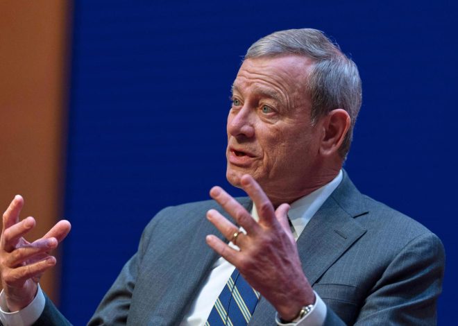 Chief Justice Roberts warns against heated political words about judges
