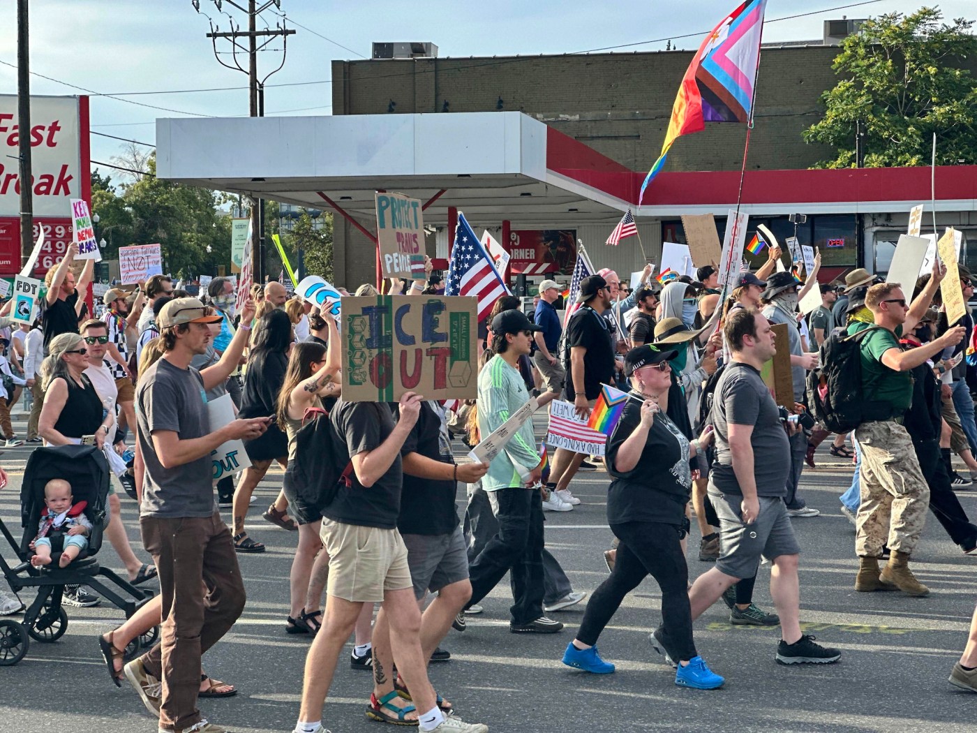 Letters: Donald Trump’s rash war demands we protest