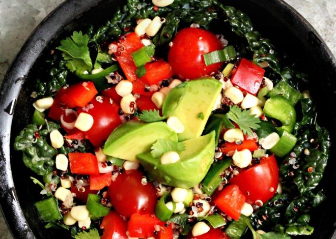When the heat gets too much, serve salads for dinner