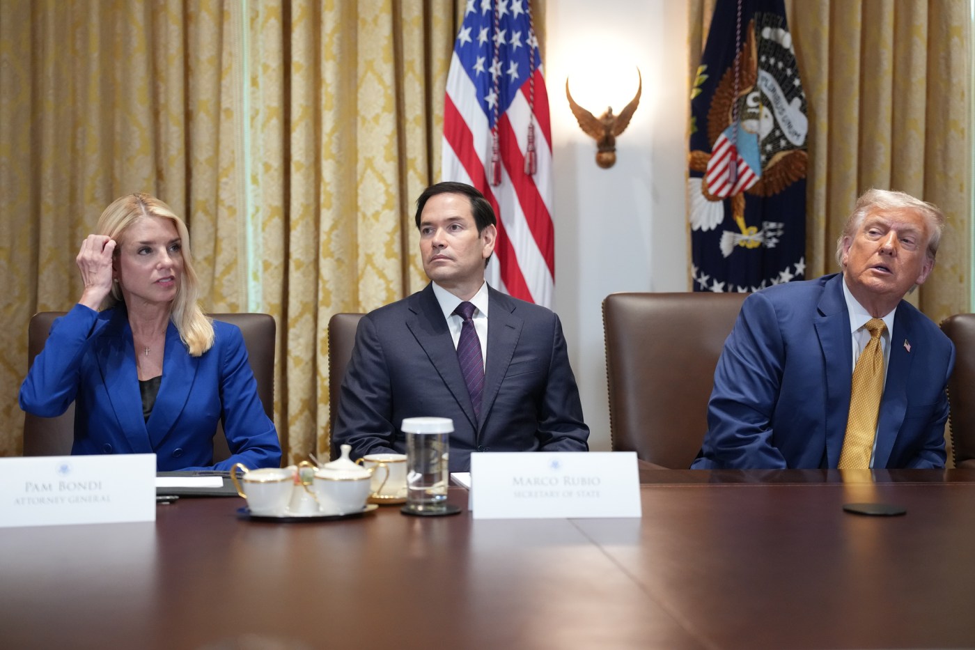 As MAGA fumes about Epstein, Trump defends AG Bondi
