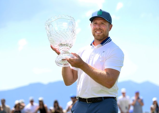 Ex-Shark Pavelski wins American Century Championship as Curry blows up late