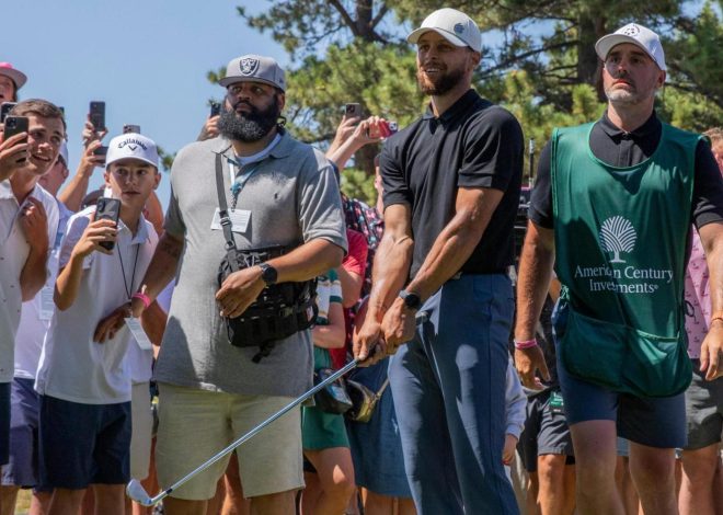 Ex-San Jose Shark Joe Pavelski tied for lead in American Century celebrity golf tournament