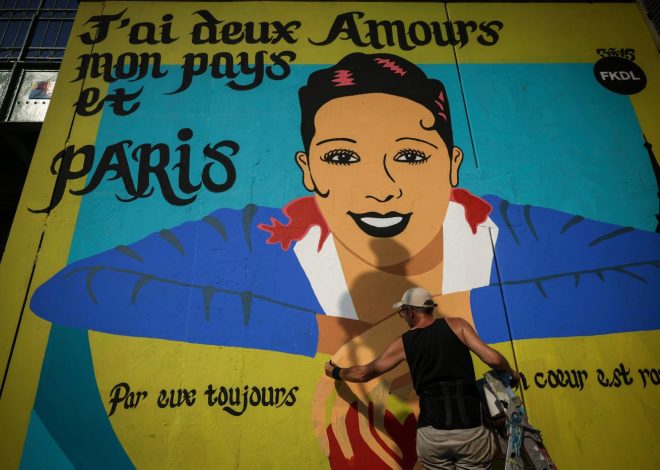 Paris unveils mural of Josephine Baker to honor her legacy
