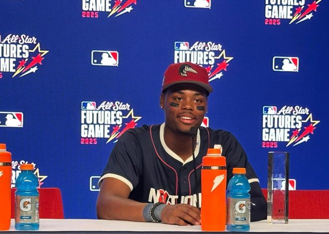 Dodgers prospect De Paula hits 3-run homer to lift NL to 4-2 win in All-Star Futures Game
