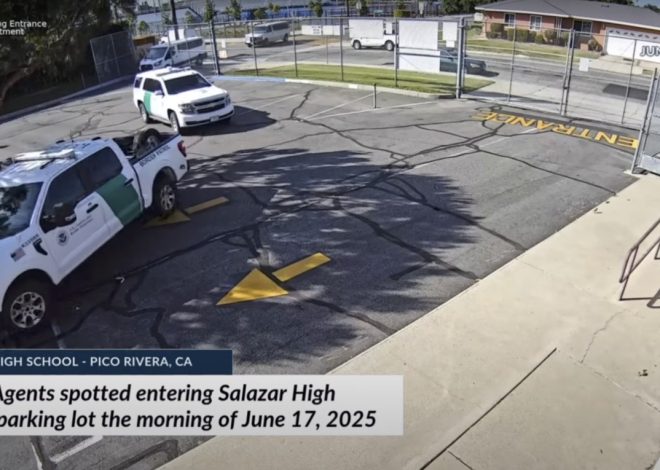 California school officials say video shows immigration agents urinating in public view; Homeland Security investigating
