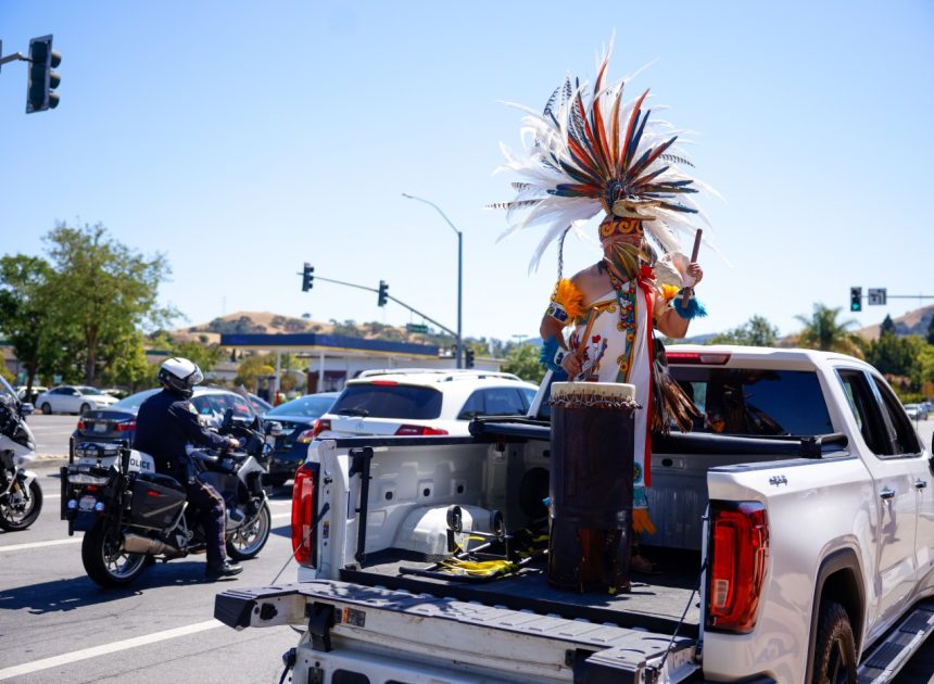 Protesters dance, march to Morgan Hill ICE office for immigrants’ rights