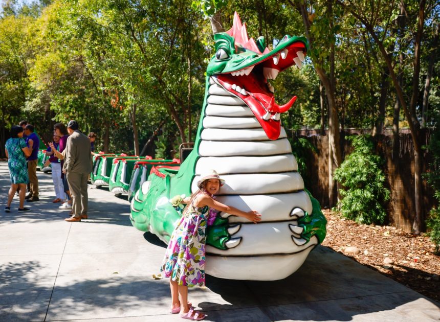 Danny the Dragon rides again at Happy Hollow in San Jose