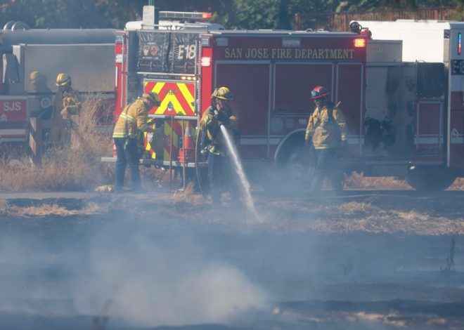 San Jose: Firefighters respond to blazes south of Mineta International